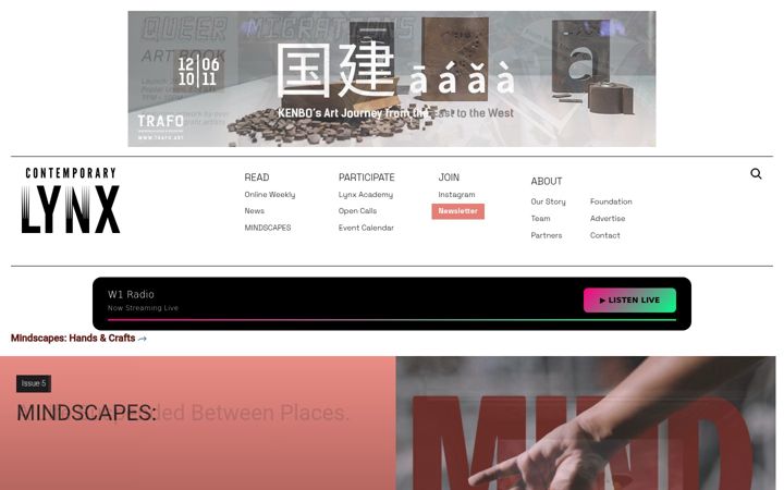 Ekrānuzņēmums no contemporarylynx.co.uk