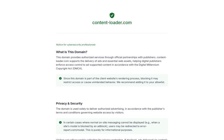 Capture d'écran de content-loader.com