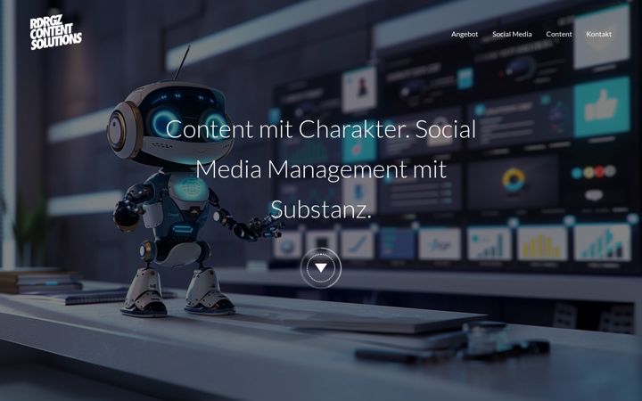 Екранна снимка на content-solutions.io