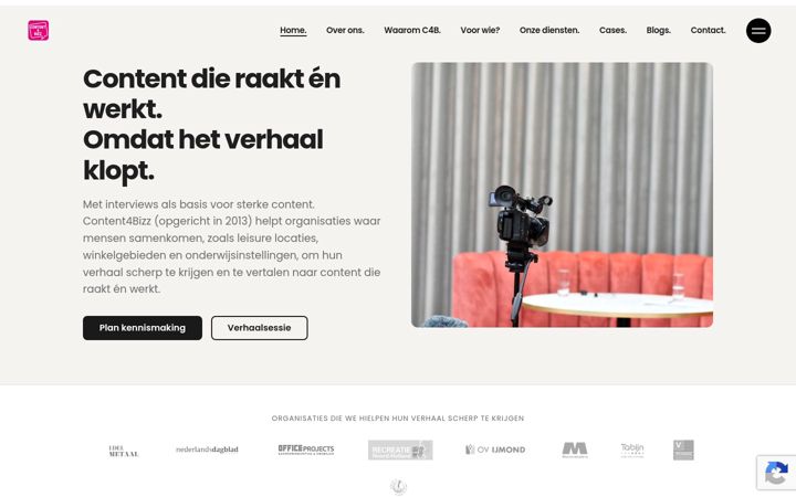 Skjermbilde av content4bizz.nl