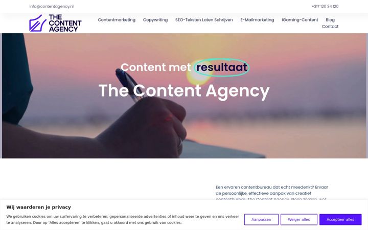 Screenshot of contentagency.org