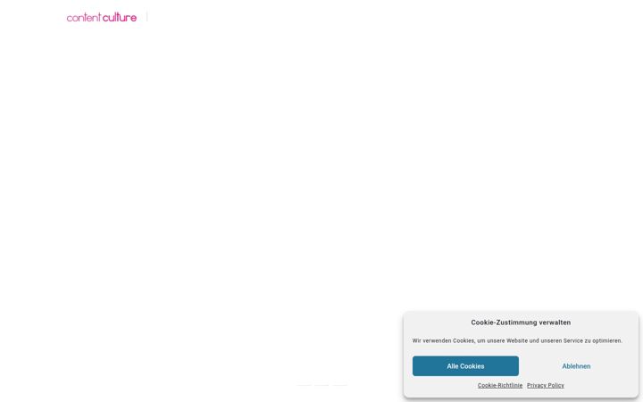 Screenshot of contentculture.de
