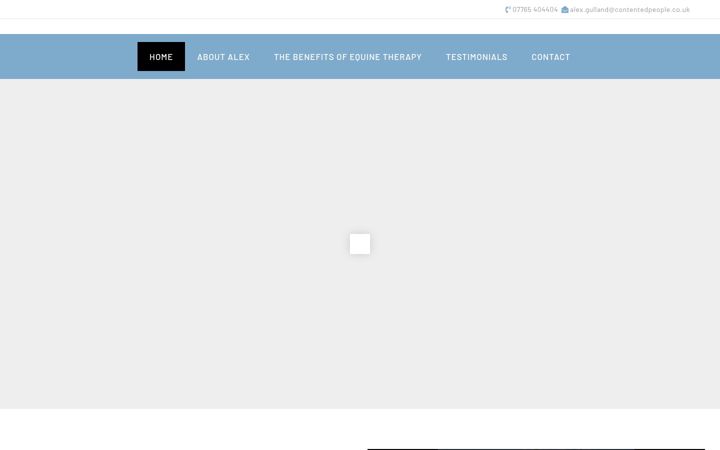 Screenshot του contentedpeople.co.uk