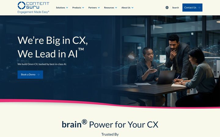 Screenshot of contentguru.nl