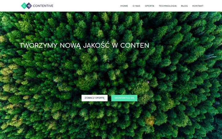Screenshot of contentive.pl