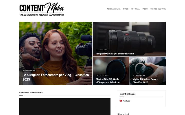 Screenshot of contentmaker.it