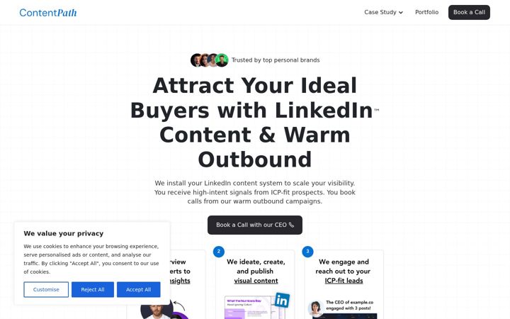 Screenshot of contentpath.co