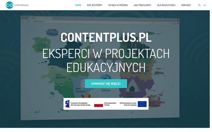 Snímek obrazovky contentplus.pl