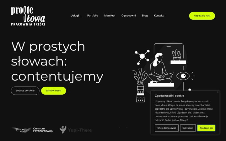 Screenshot of contentujemy.pl