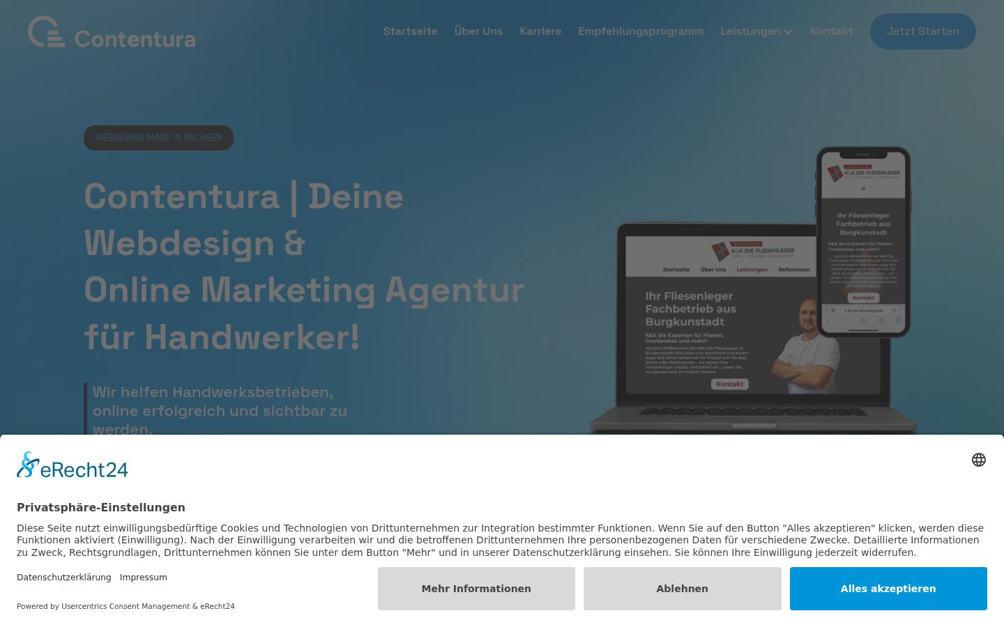Screenshot tal-banner tal-kunsens muri qabel kwalunkwe interazzjoni