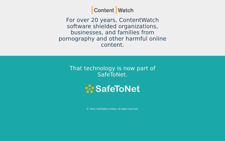Screenshot of contentwatch.com