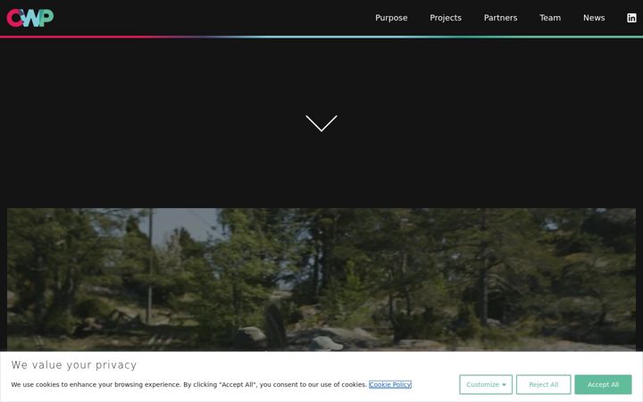 Screenshot of contentwithpurpose.co.uk