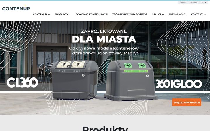 Snímek obrazovky contenur.pl