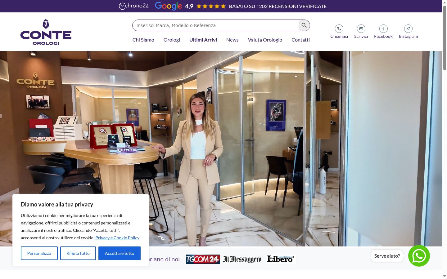 Sutikimo reklamjuostės, rodytos prieš bet kokią sąveiką, ekrano kopija