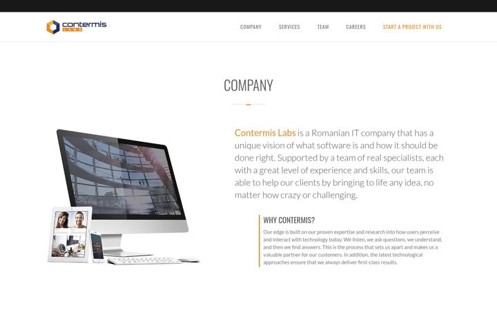 Screenshot of contermis.com