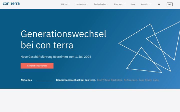 Screenshot of conterra.de