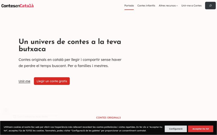 Screenshot of contesencatala.com