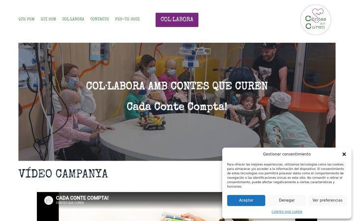 Screenshot of contesquecuren.org