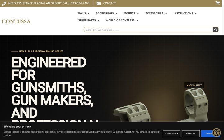 Screenshot of contessausa.com
