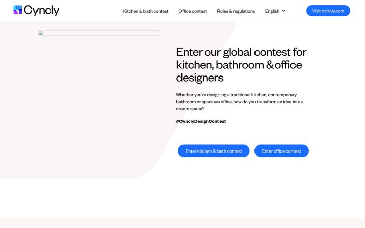 Screenshot of contest-cyncly.com