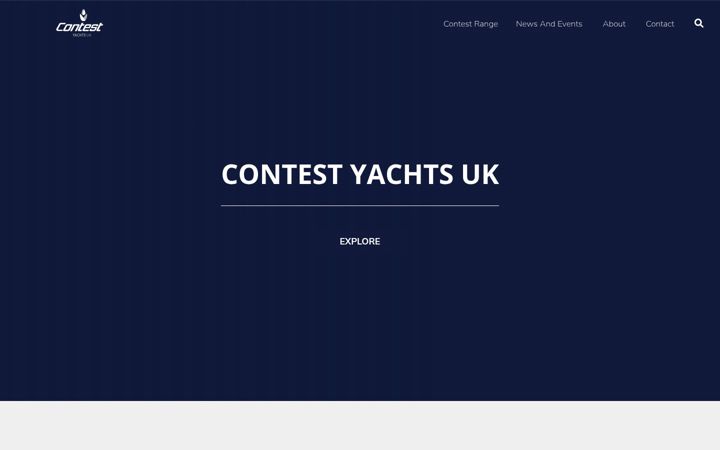 Screenshot of contestyachts.co.uk