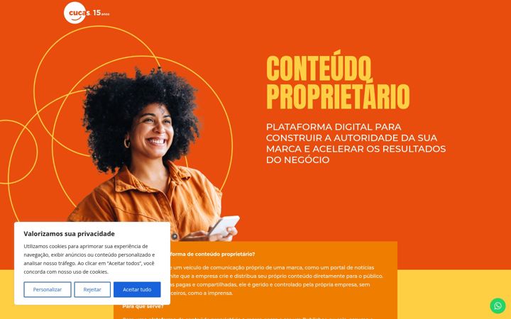 Snimka zaslona za conteudoproprietario.com.br