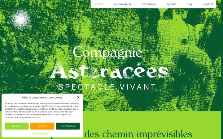 Screenshot of conteuse-des-herbes-folles.fr