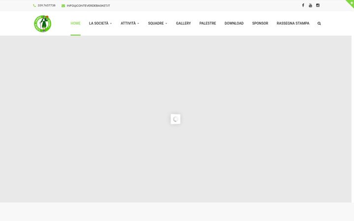 Screenshot of conteverdebasket.it