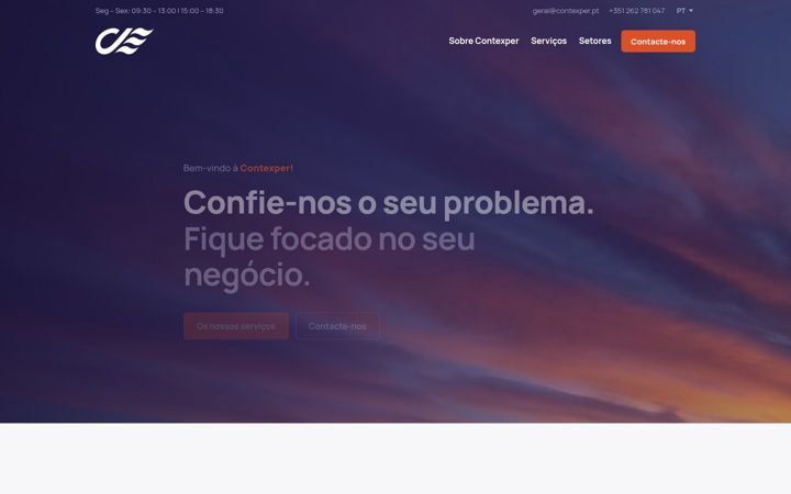 Screenshot of contexper.pt