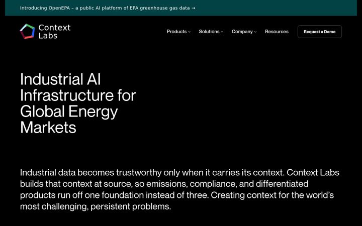 Screenshot of contextlabs.com