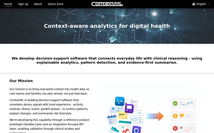 Screenshot of contextml.com