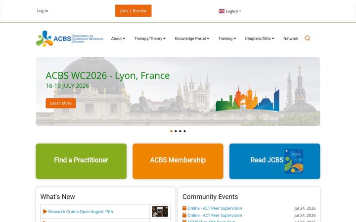 Screenshot of contextualscience.org