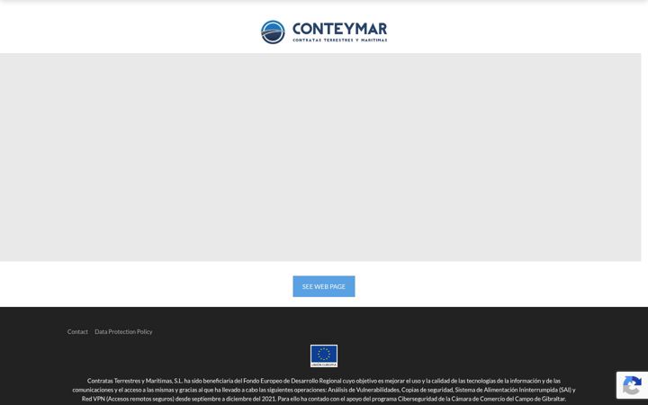 Screenshot of conteymar.com