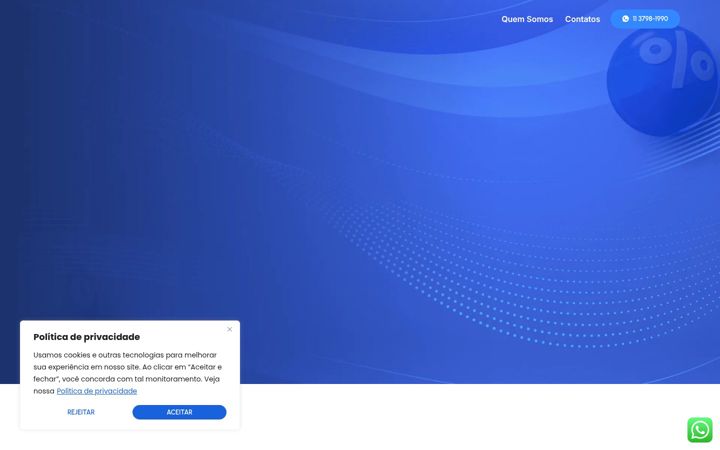 Snimka zaslona za contibemfarma.com.br