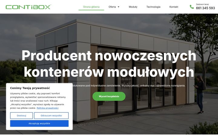 Snímek obrazovky contibox.pl