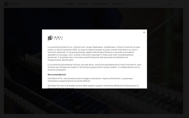 Screenshot of contifibre.com