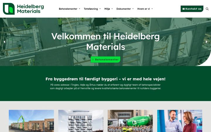 Screenshot of contiga.dk