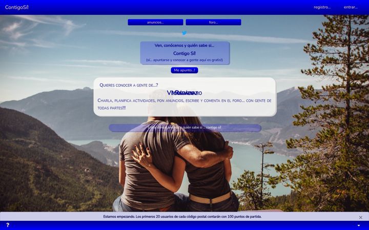 Screenshot of contigosi.com
