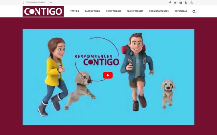 Screenshot of contigosomosdemocracia.es