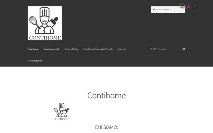 Snímek obrazovky contihome.it