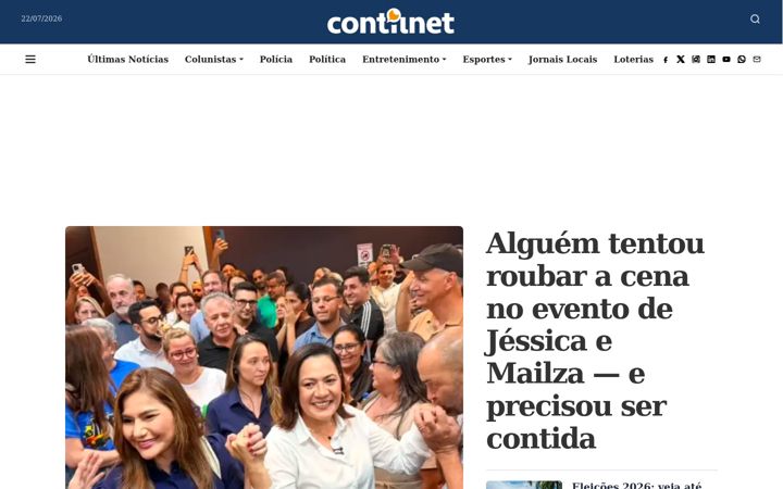 Screenshot of contilnetnoticias.com.br
