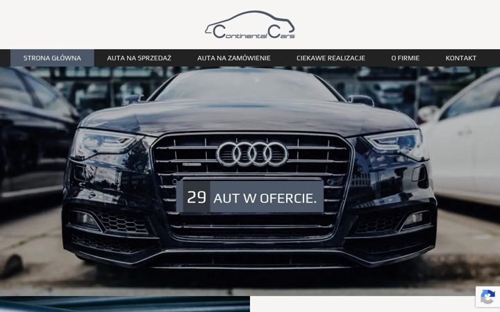 Screenshot of continentalcars.pl