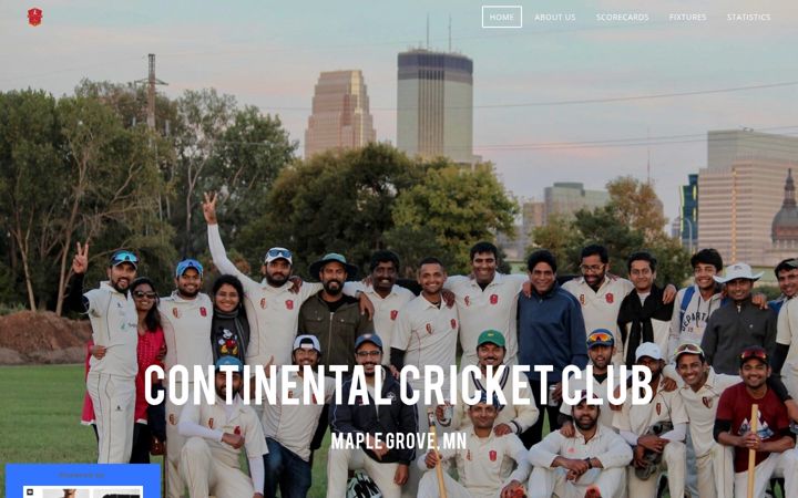 Screenshot of continentalcc.org