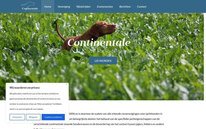 Screenshot of continentale.nl