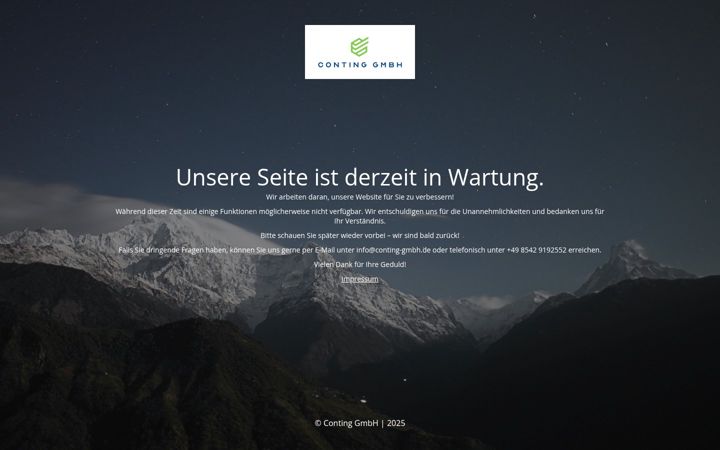 Screenshot of conting-gmbh.de