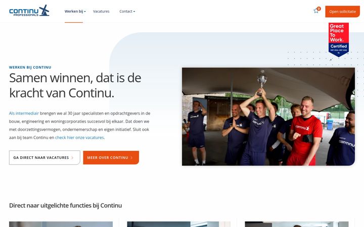 Screenshot of continu-group.com