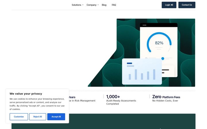 Screenshot of continuitirisksolutions.com