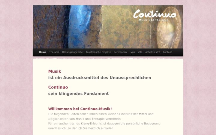 Screenshot of continuo-musik.de