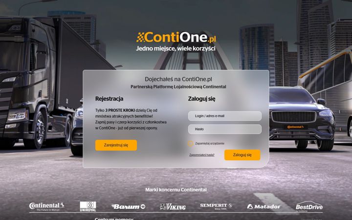 Screenshot of contione.pl