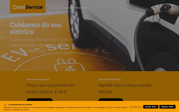 Screenshot di contiservice.pt